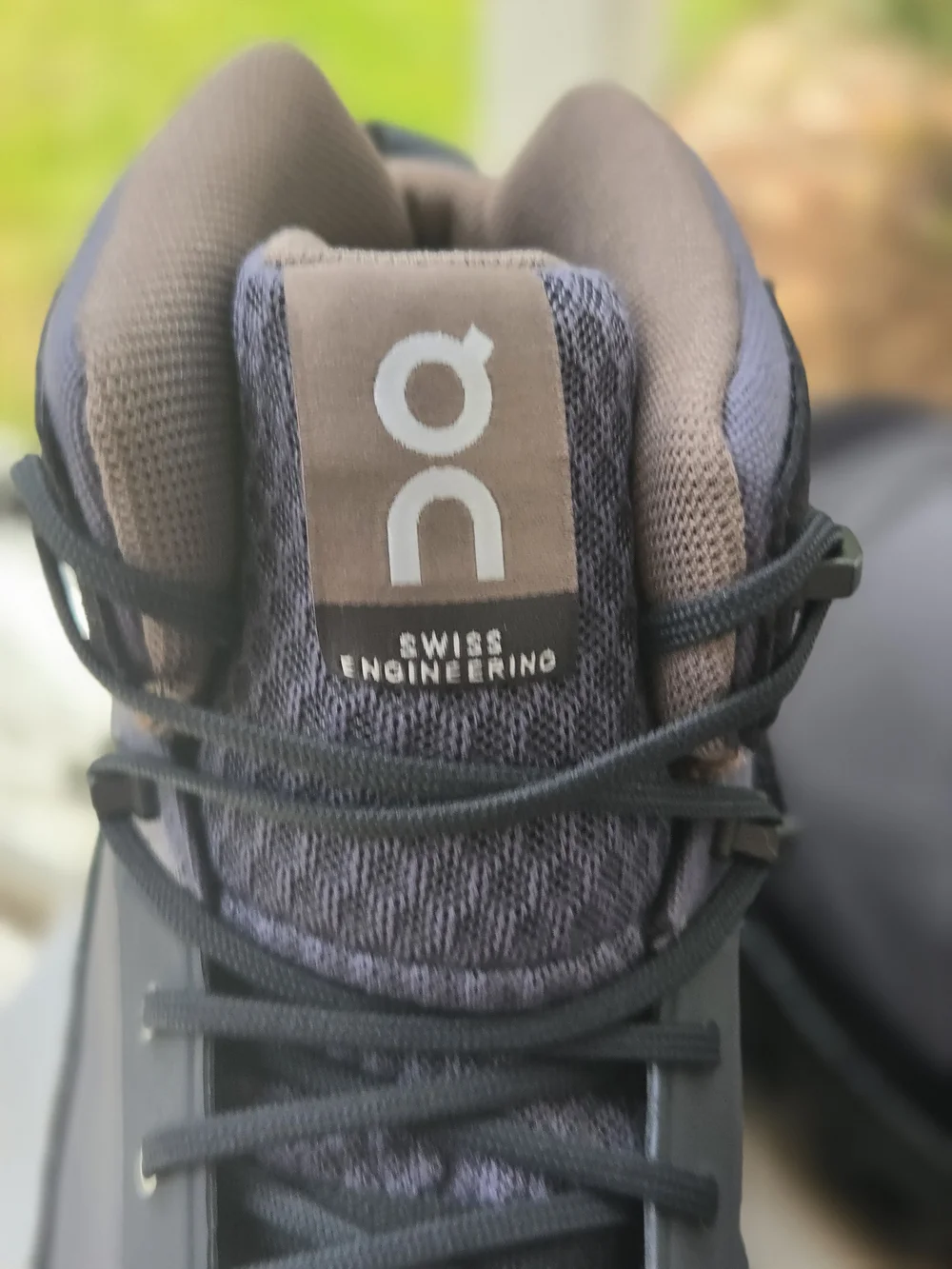 On Running Mid-Top Hiking Boots - Gray and Black